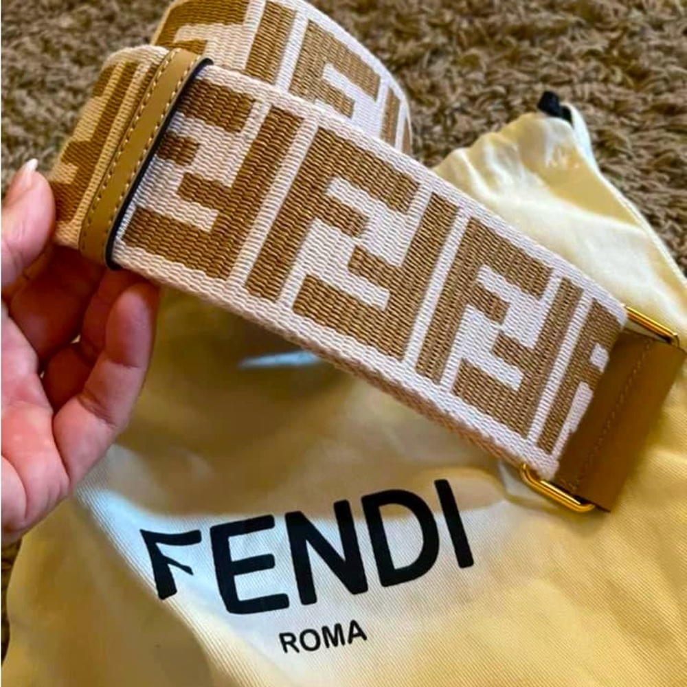 Brand new Fendi handbag guitar strap